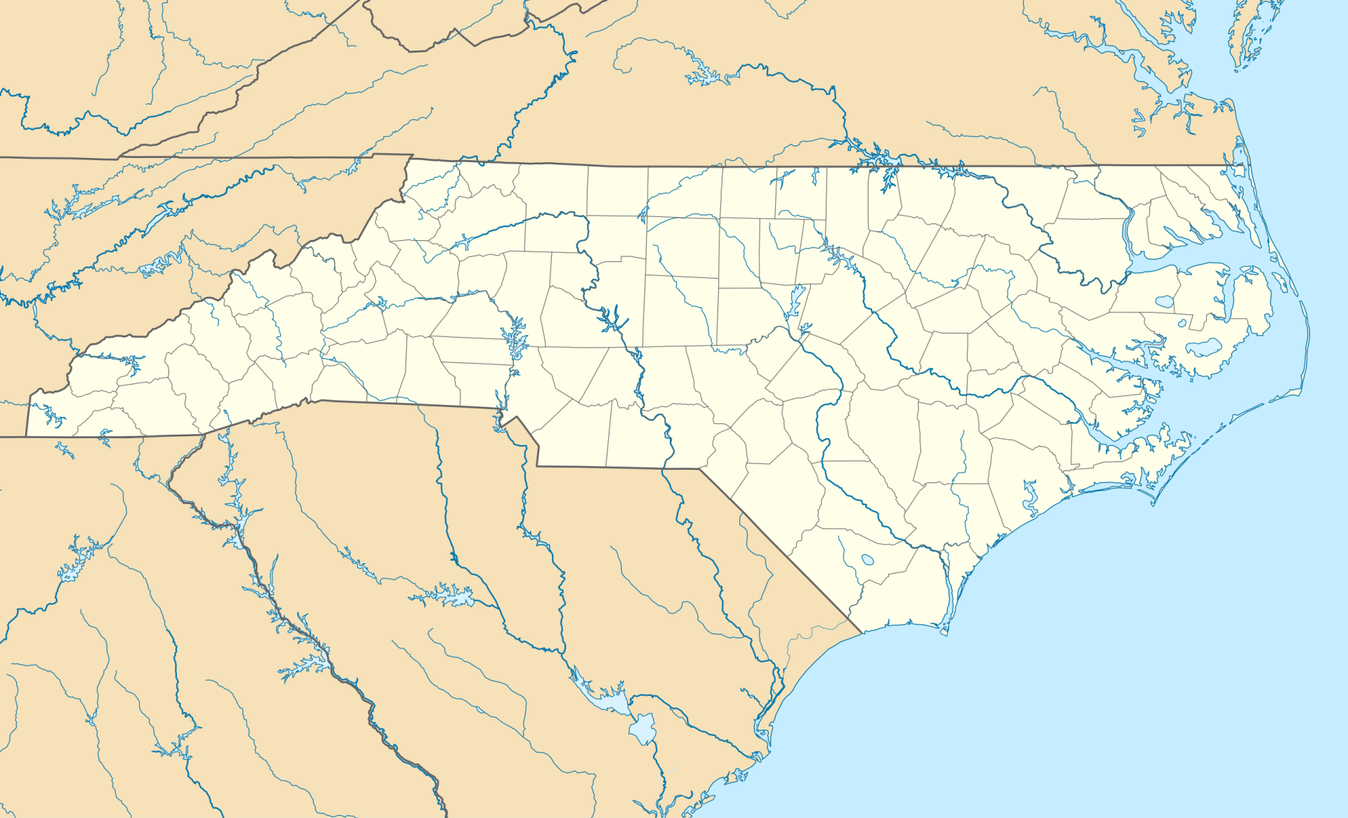 usa north carolina location map.svg